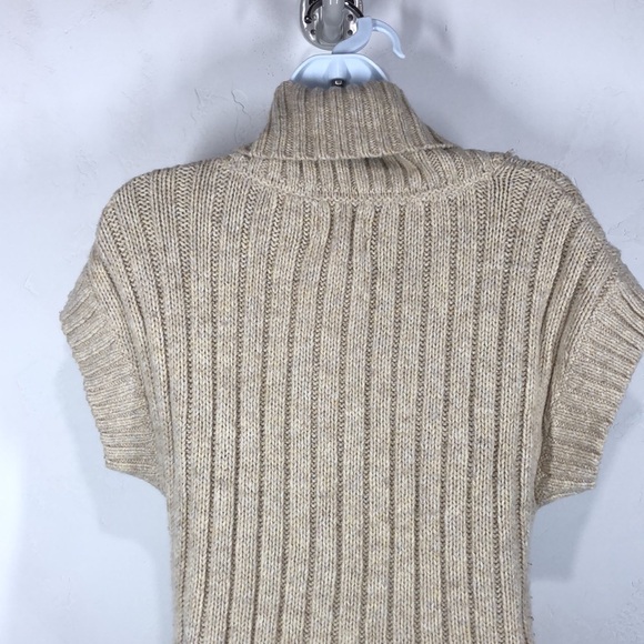 Ruff Hewn tan cable net tunic sweater size small - Picture 10 of 12
